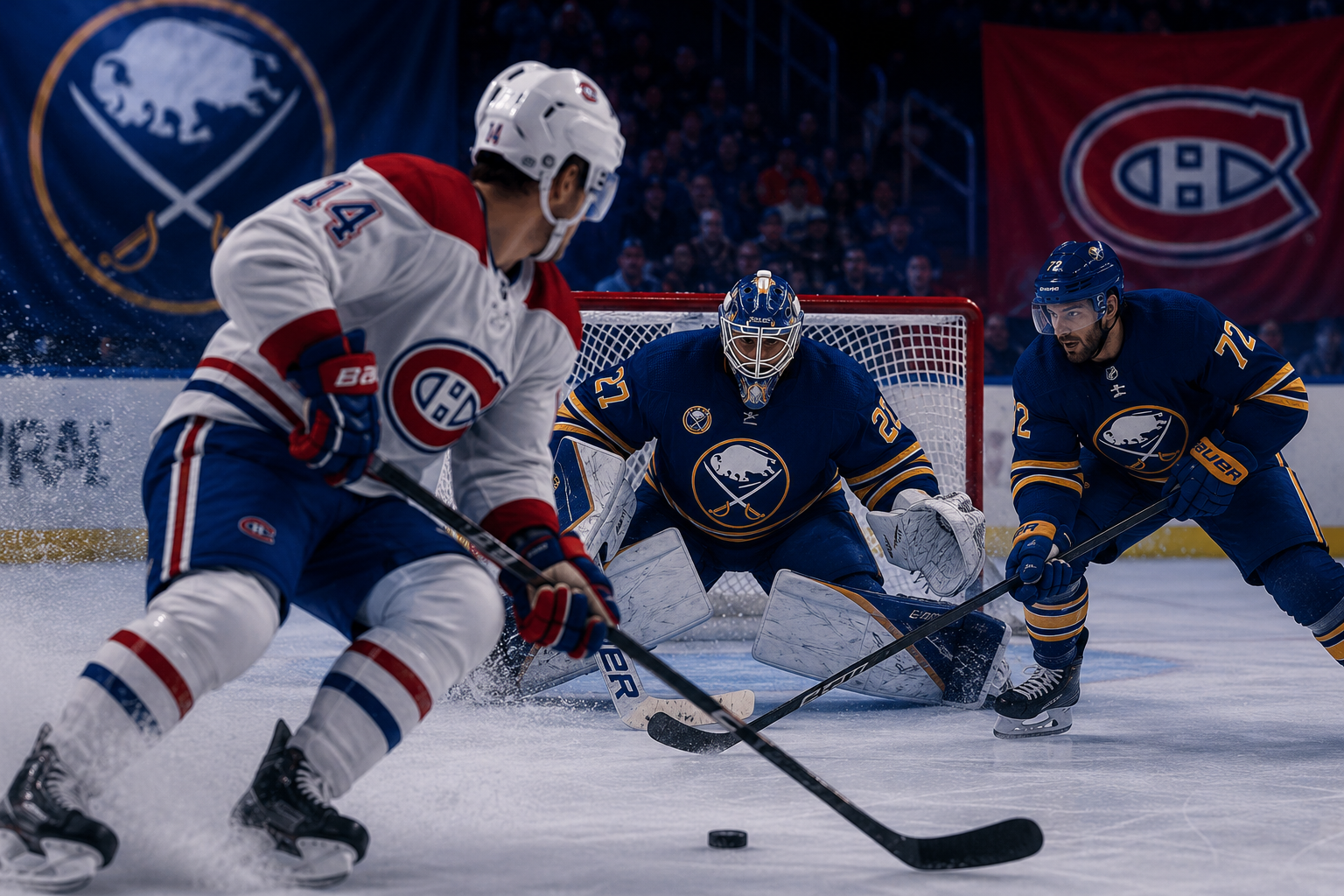 Le Canadien tombe à Buffalo dans le match numéro 1